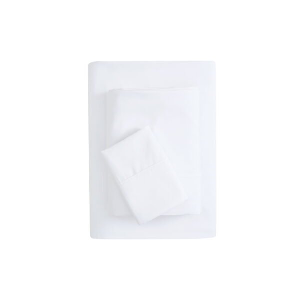 Mainstays Super Soft Brushed Microfiber Bed Sheet Set, Arctic White, Twin-XL, 3 Piece