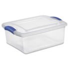 Sterilite-15-Quart-Latch-Box-Clear-Plastic-Storage-Bin-with-Clear-Lid-Blue_de90c846-94c3-4679-adaf-39d578eea861.c13e6d64c3a612a60a3ddbb756fac424.jpeg