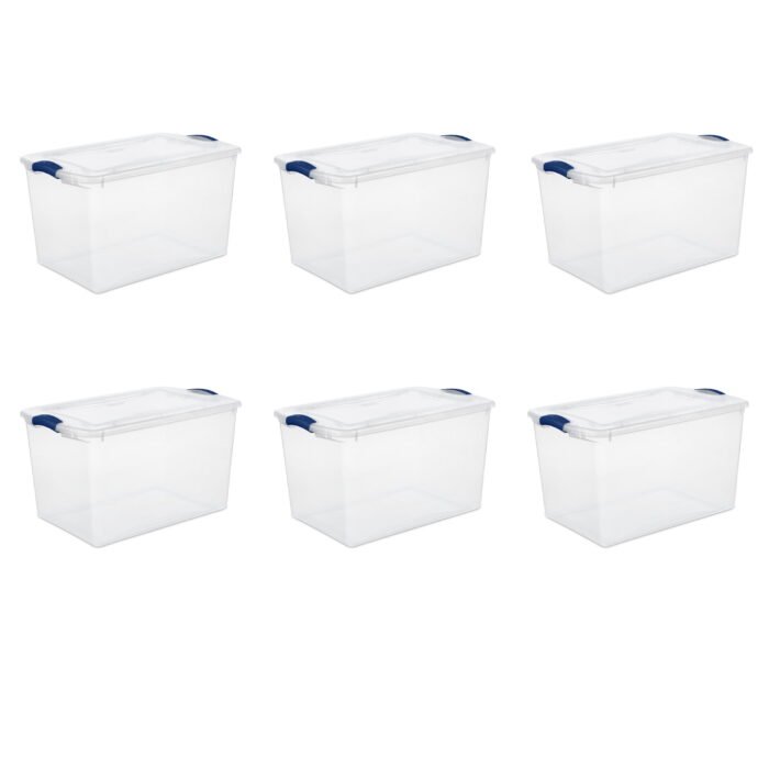 Sterilite-66-Quart-Latch-Box-Clear-Plastic-Storage-Bin-with-Clear-Lid-Blue-6-Count_2a70514b-4e12-4b1d-b70b-f5c7a2437473.1b92e3795202dc615e03bc0cf7d8a5fb.jpeg