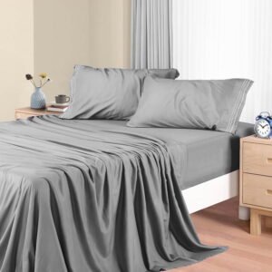 Twin Bed Sheets Set - Breathable & Ultra-Soft Sheets, Cooling & Wrinkle Free Bed Sheets for Sleepers, Deep Pockets up to 16"